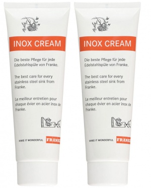 Franke Inox Cream Sink Cleaner - 250ml Tube (2 Pack)