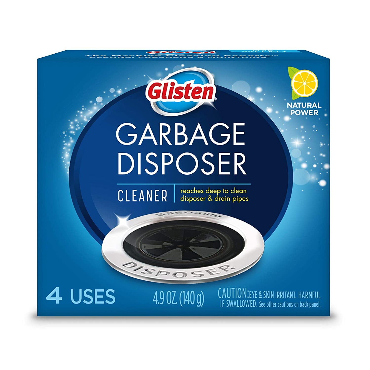 Glisten Waste Disposer Care Cleaner (1 Pack / 4 Sachets)